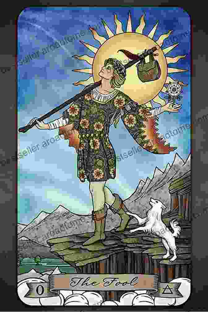 A Captivating Illustration Of The Tarot Fool Embarking On A Journey Through The Zodiac The Journey Of The Tarot Fool Around The Zodiac