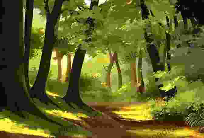 A Captivating Photo Drawing That Combines A Photograph Of A Forest With Digital Painting Elements PHOTO ART 4: Draw A Picture With A Photo