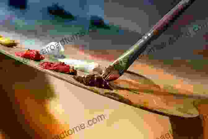 A Closeup Of A Paintbrush Dipping Into A Palette, Representing The Act Of Creating A Life With Intent And Purpose The Art Of The Of Life