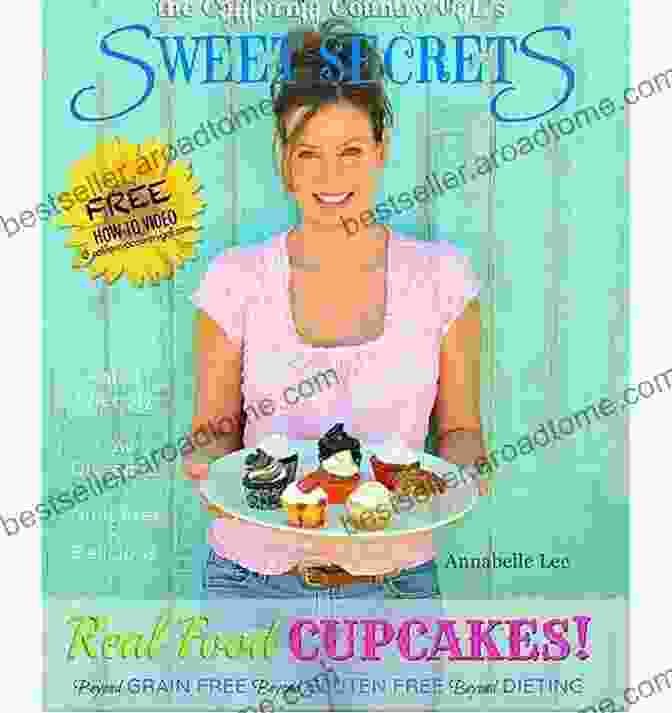 A Double Page Spread From 'The California Country Gal Sweet Secrets' Cookbook, Featuring A Vibrant Strawberry Pie And A Cozy Kitchen Setting The California Country Gal S SWEET SECRETS: Real Food CUPCAKES