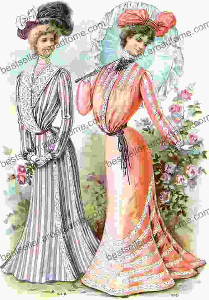 A Fashion Plate Depicting The Transition Towards Modern Silhouettes In The Late Victorian And Edwardian Eras Fashions And Fashion Plates 1800 1900