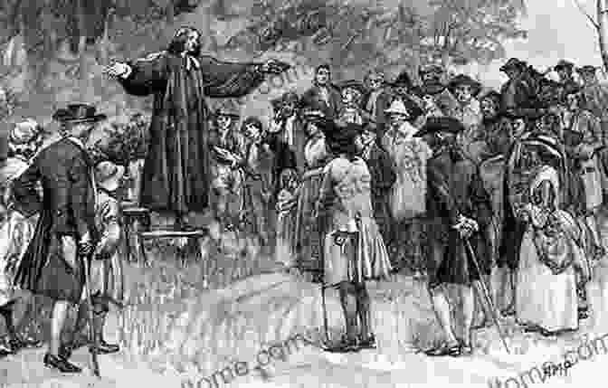 A Great Awakening Preacher Delivering A Sermon Forged In Faith: How Faith Shaped The Birth Of The Nation 1607 1776