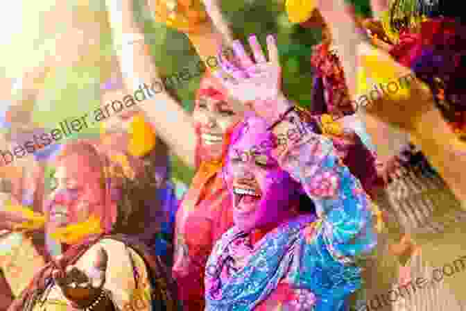 A Group Of People Celebrating A Traditional Urglaawe Festival, Their Faces Painted And Their Spirits Filled With Joy The First Of Urglaawe Myths