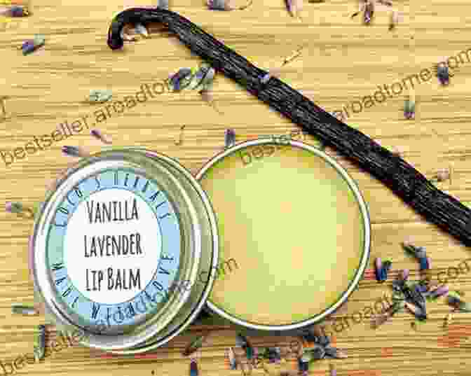 A Jar Of Lavender Vanilla Lip Balm DIY Chapsticks And Lip Balms: 18 Recipes Of Flavored Lip Balms To Protect Your Lips From Cold Wind And UV Rays: (Natural Skin Care Organic Skin Care)