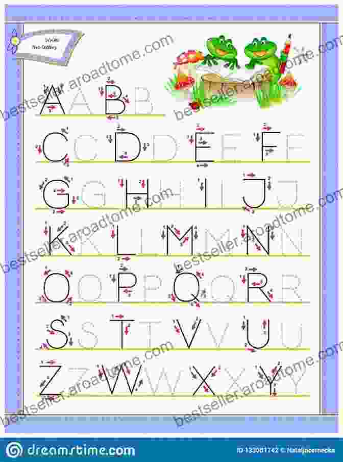 A Photo Showing A Child Tracing The Letter 'A' In 'The Alphabet Book' The Alphabet Book: An To The ABCs