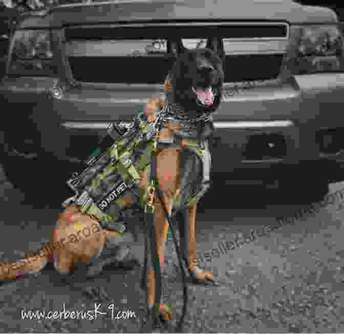 A Police Dog Wearing A Vest And Looking At The Camera My Hero Theo: The Brave Police Dog Who Went Beyond The Call Of Duty To Save Lives