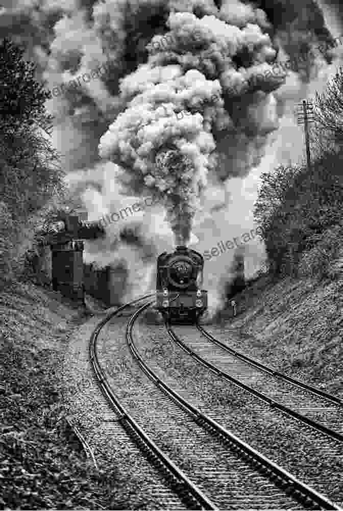 A Stunning Black And White Photograph Of A Steam Locomotive, Capturing Its Intricate Details And Powerful Presence. Locomotive Portraits J Anthony Allen