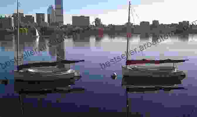 A Tranquil Scene Of The Mystic River, With Sailboats And The Boston Skyline In The Distance Charlestown Anthony Mitchell Sammarco