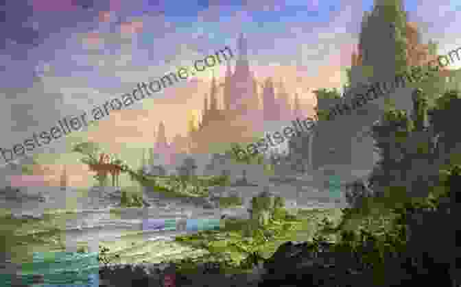 A Vibrant Fantasy Landscape With A Towering Castle And Magical Creatures Silver Wheel 4 (Silver Wheel Anthologies)