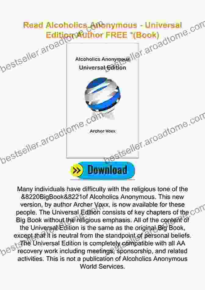 Alcoholics Anonymous Meeting Alcoholics Anonymous Universal Edition