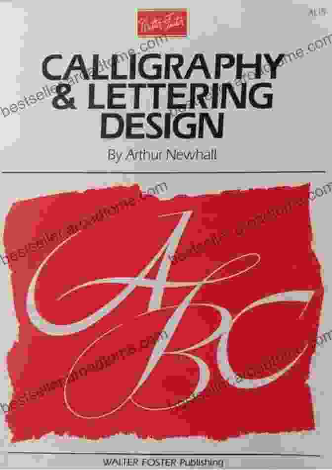 An Open Copy Of Calligraphy And Letter Design By Arthur Newhall, Showcasing Intricate Calligraphy And Letterforms Calligraphy And Letter Design Arthur Newhall