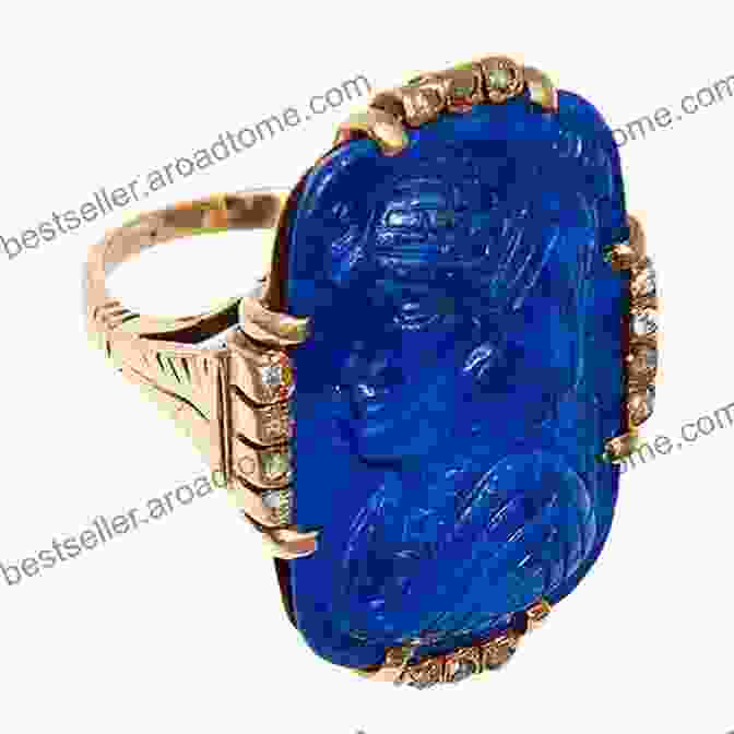 Ancient Egyptian Ring Made Of Gold And Lapis Lazuli RINGS: ORIGIN PURPOSES AND METHODS OF RING WEARING: HISTORY