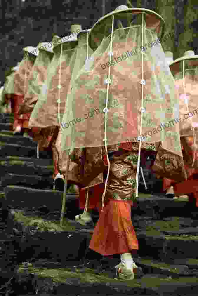 Ancient Japanese Pilgrims Making Their Way To A Shinto Shrine. Clans And Religion In Ancient Japan: The Mythology Of Mt Miwa (Routledge WIAS Interdisciplinary Studies 5)