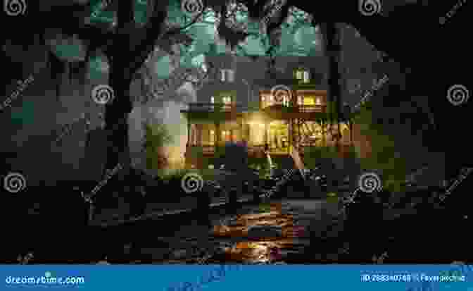 Art Fuller Standing In Front Of A Dimly Lit Haunted Mansion The Ghostly Night Art Fuller