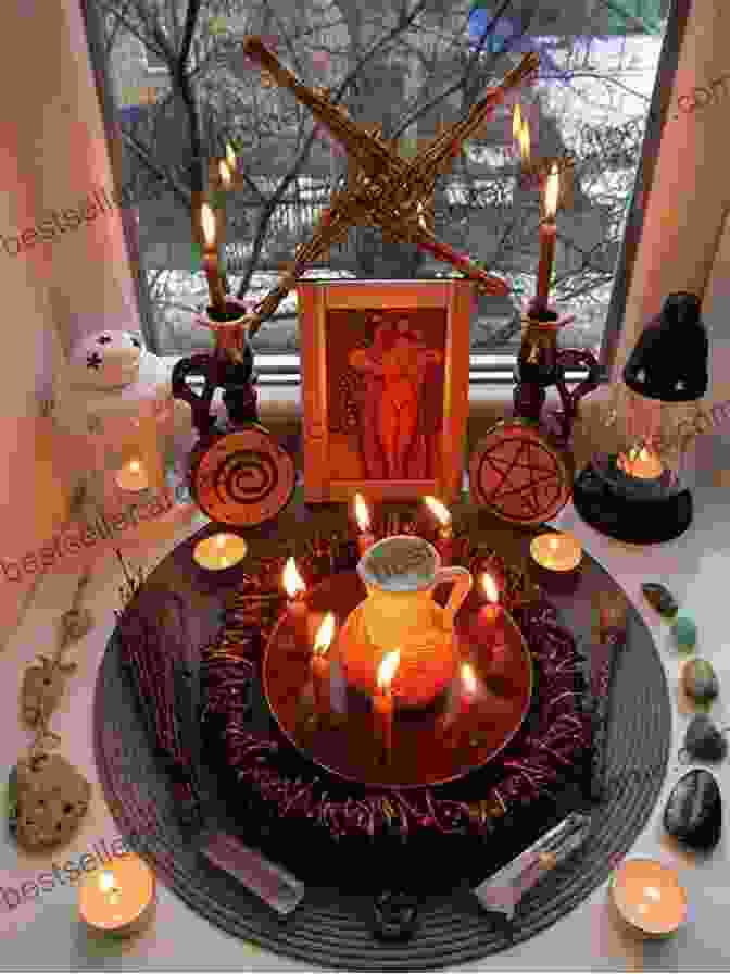 Imbolc Altar With Candles, Flowers, And Representations Of The Goddess Brigid Daily Magic: Spells And Rituals For Making The Whole Year Magical (Witchcraft Spells)