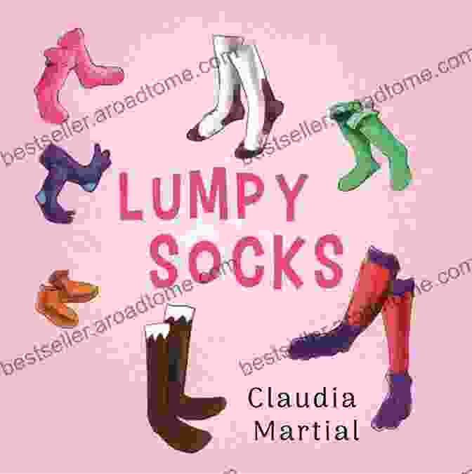 Lumpy Socks Book Cover, Featuring A Whimsical Illustration Of Lumpy The Sock Standing In A Field Of Colorful Flowers. Lumpy Socks Art Fuller