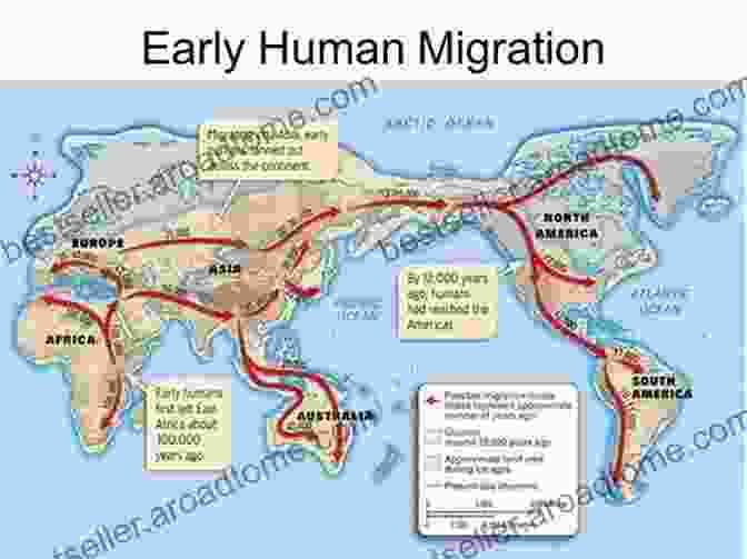 Map Of Ancient Human Migration Routes In Search Of Our Ancient Ancestors: From The Big Bang To Modern Britain In Science And Myth