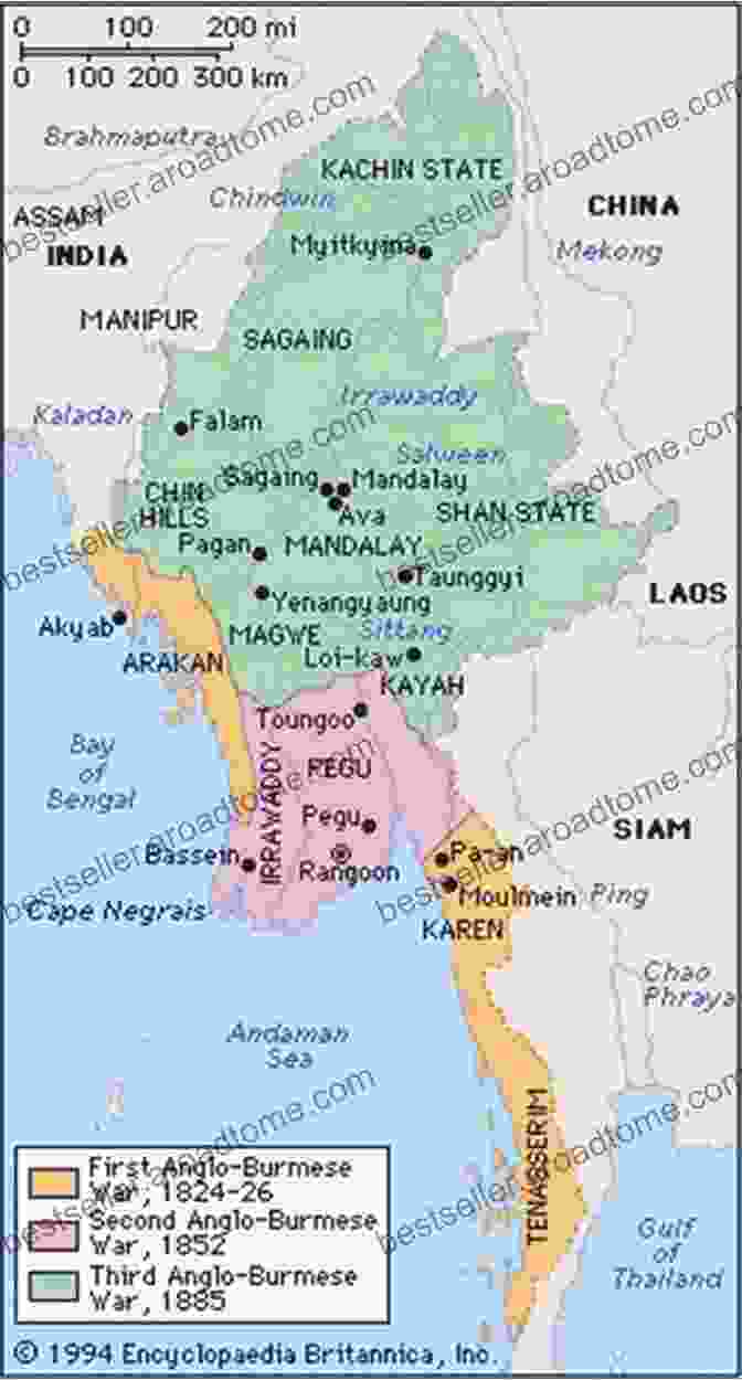 Map Of Burma During The Anglo Burmese Wars The Burma Wars: 1824 1886 (Conflicts Of Empire)