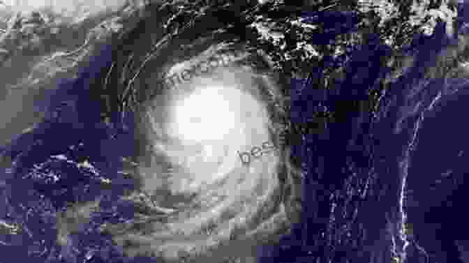 Satellite Image Of A Large Hurricane Over The Ocean Drought Flood Fire: How Climate Change Contributes To Catastrophes