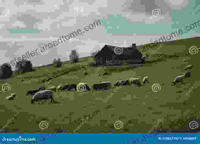 Scenic View Of A Farm With Rolling Green Fields, Animals Grazing, And A Barn In The Distance F Is For Farm Ashley Marie Mireles