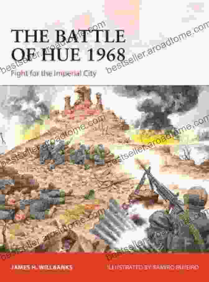 The Official Cover Art For The 'Fight For The Imperial City' Campaign, Featuring A Group Of Adventurers Standing Before The Towering Gates Of The City The Battle Of Hue 1968: Fight For The Imperial City (Campaign)