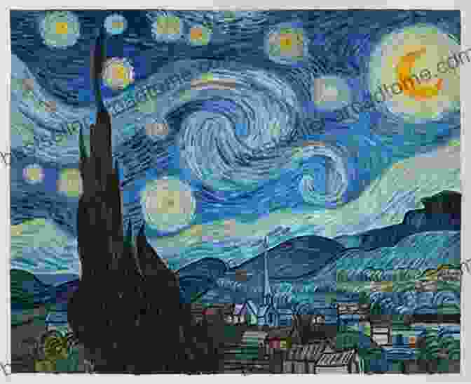 The Starry Night Painting By Vincent Van Gogh Bilingual (French English) The Starry Night