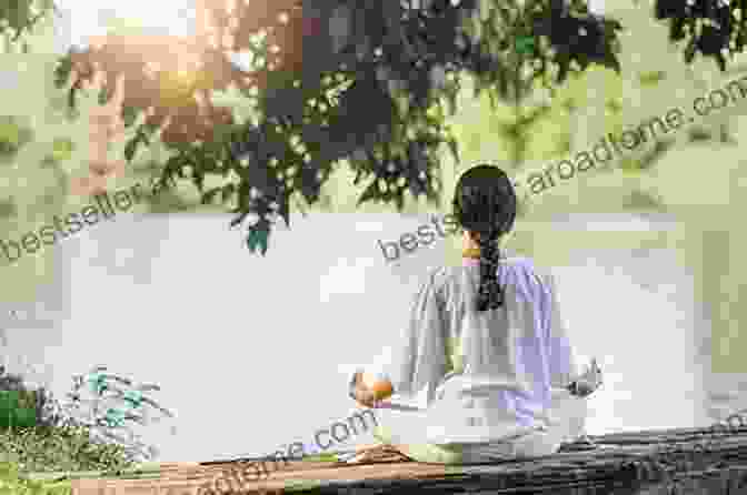 Woman Practicing Meditation In A Serene Environment Freedom From Stress: A Holistic Approach